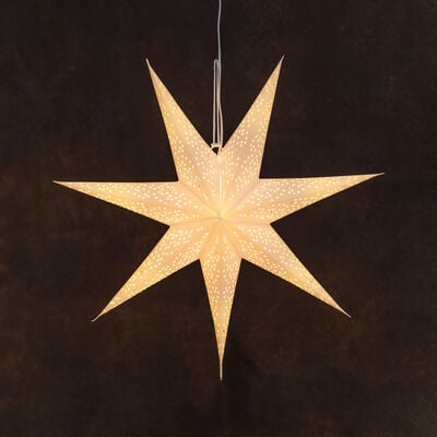 Finnlumor paperitähti 100 cm valkoinen